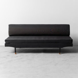 Vintage 3 Seater Sofa Dormeuse Flexform Zanuso Modern 1950s