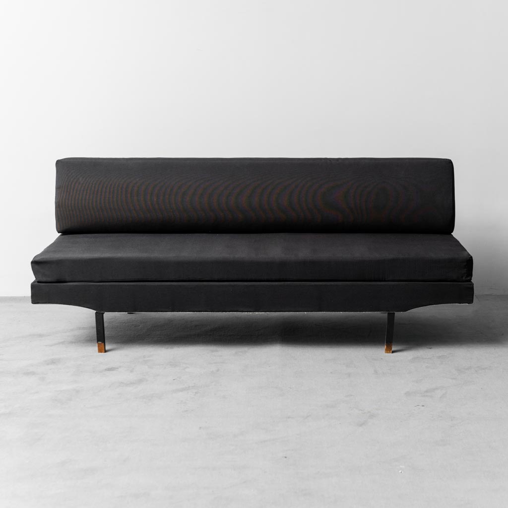 Vintage 3 Seater Sofa Dormeuse Flexform Zanuso Modern 1950s