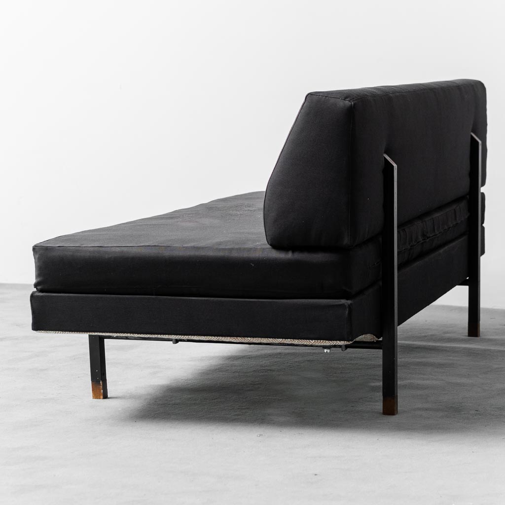 Vintage 3 Seater Sofa Dormeuse Flexform Zanuso Modern 1950s
