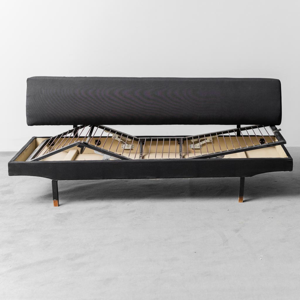 Vintage 3 Seater Sofa Dormeuse Flexform Zanuso Modern 1950s
