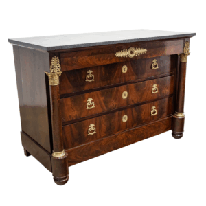 Mahogany Empire French Commode