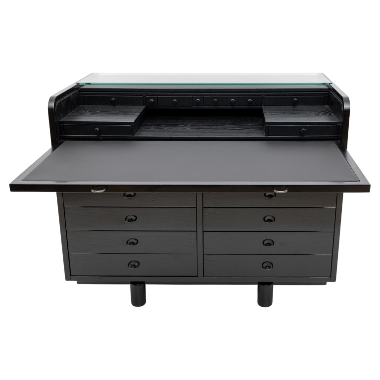 Mid-Century Modern Italian Desk Table by Gianfranco Frattini for Bernini, 1960s