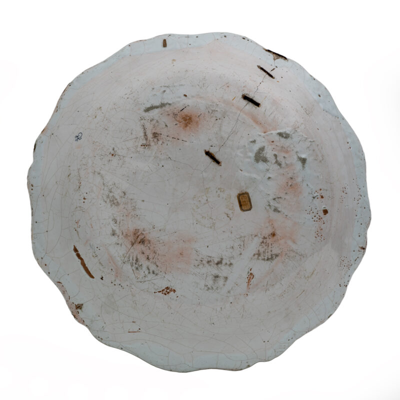 Big Dish. France, Rouen, Manufactory of Jean-Baptiste Guillibaud, around 1730