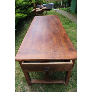 Antique French Cherrywood Farmhouse Provincial Table