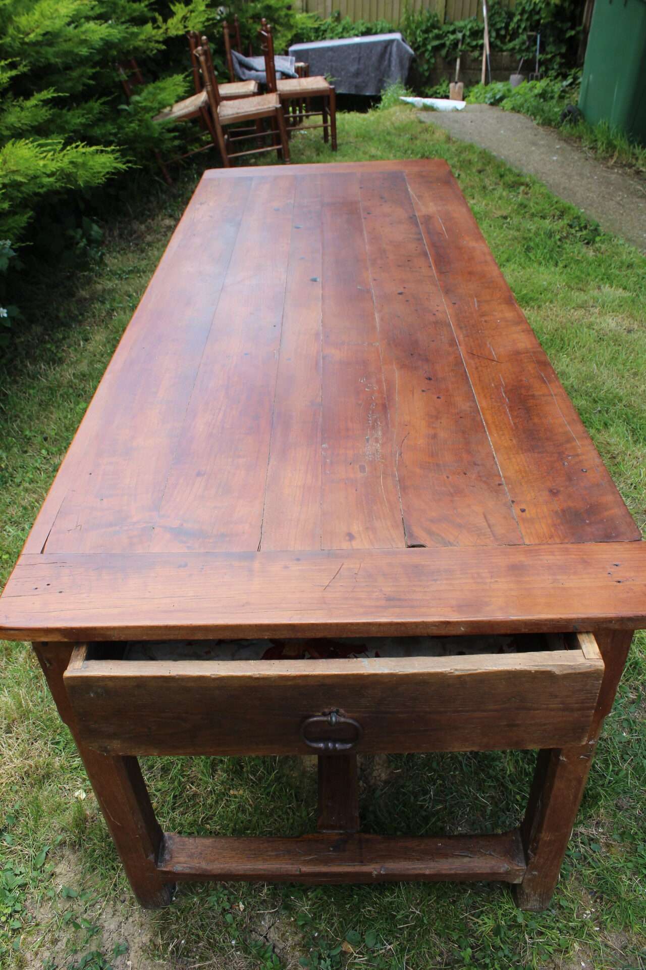 Antique French Cherrywood Farmhouse Provincial Table