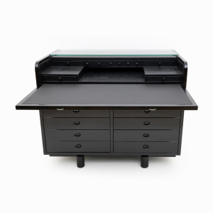 Mid-Century Modern Italian Desk Table by Gianfranco Frattini for Bernini, 1960s