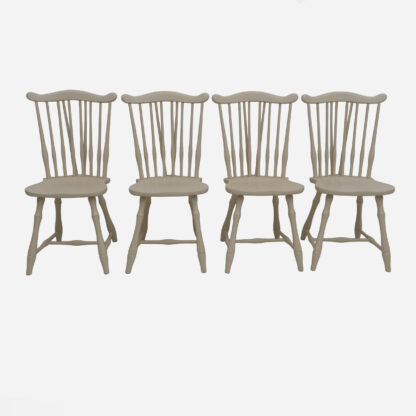 Four Mid-Century Modern Italian Lacquer Dining chairs by Pizzetti Roma, 1960s - Image 3