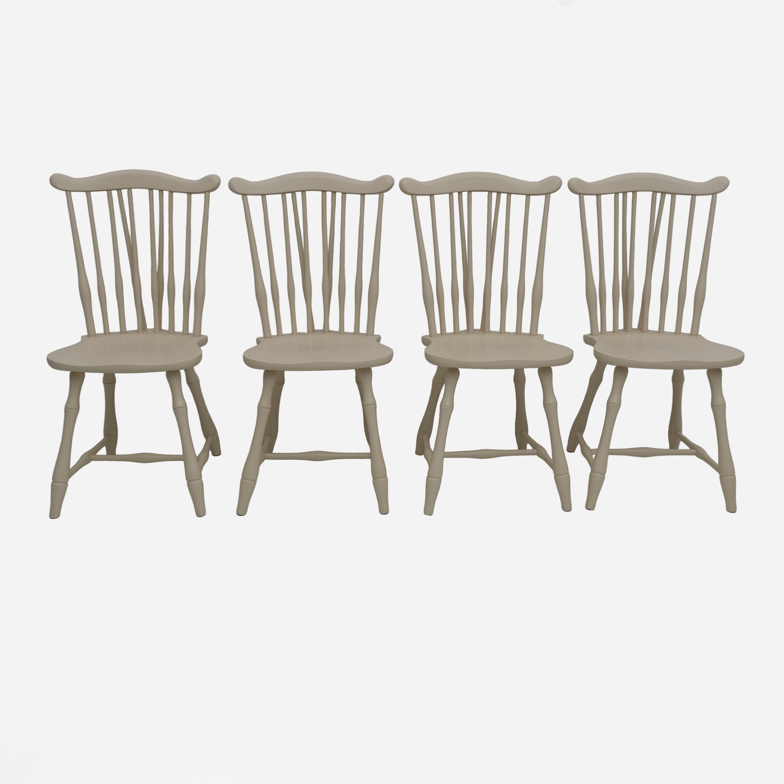 Four Mid-Century Modern Italian Lacquer Dining chairs by Pizzetti Roma, 1960s