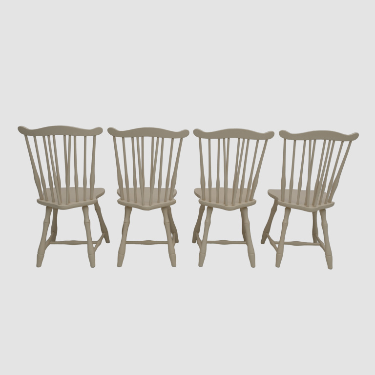 Four Mid-Century Modern Italian Lacquer Dining chairs by Pizzetti Roma, 1960s - Image 2