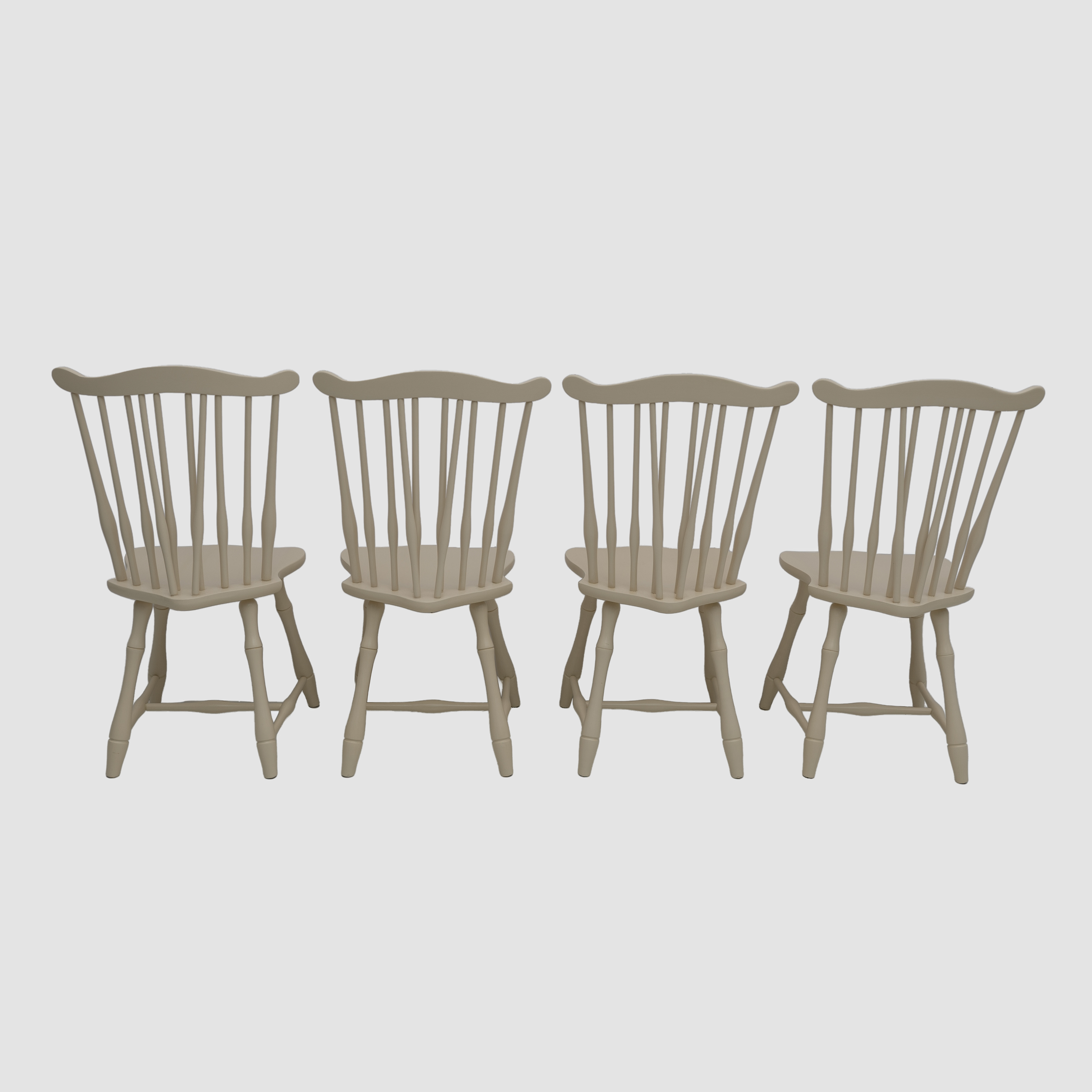 Four Mid-Century Modern Italian Lacquer Dining chairs by Pizzetti Roma, 1960s