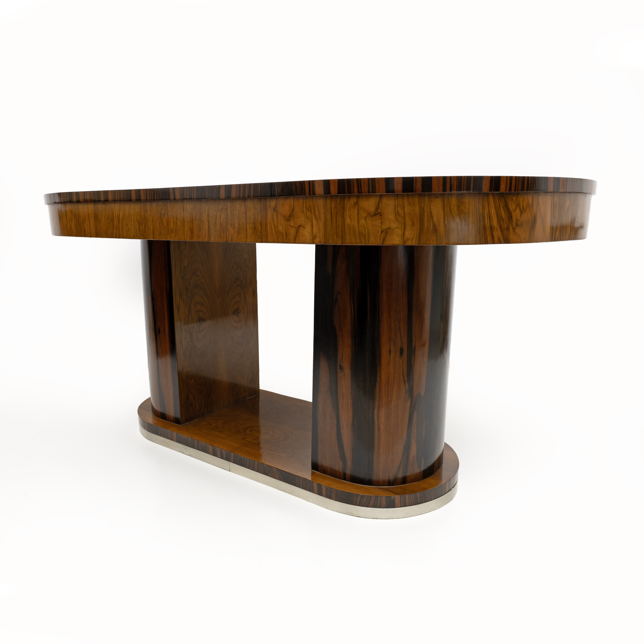 Art Deco Italian Walnut Dining Table, 1940