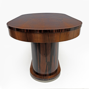 Art Deco Italian Walnut Dining Table, 1940