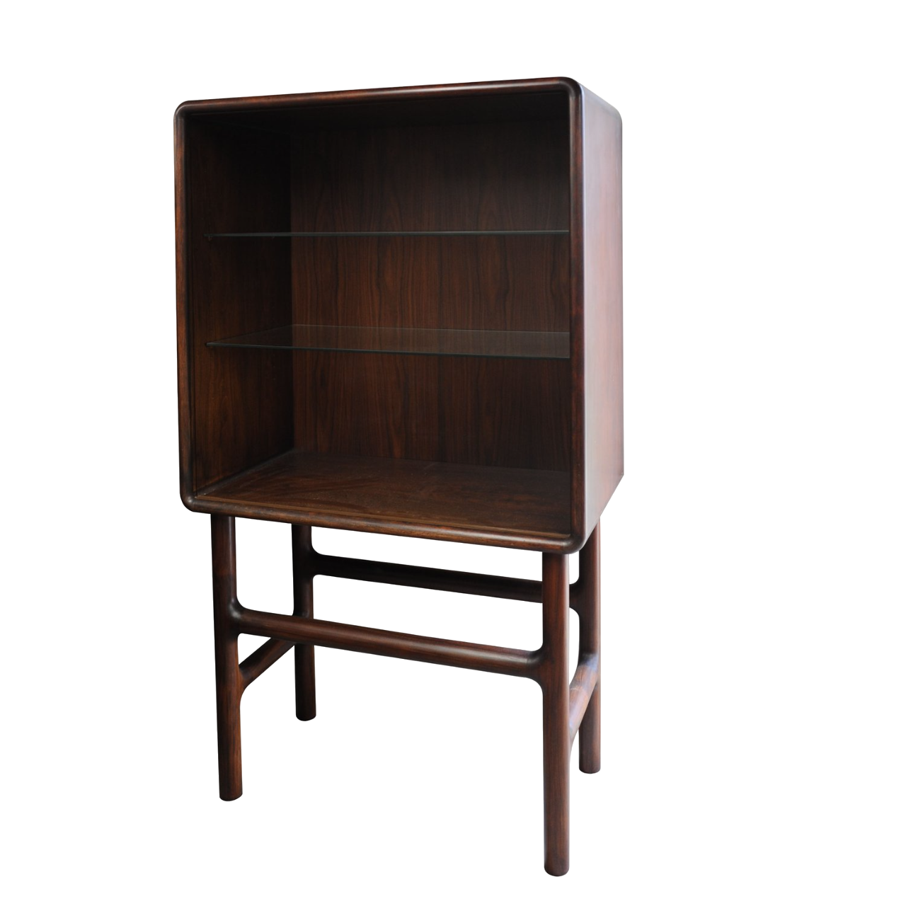 Vintage Danish Rosewood Cocktail Bar Storage Cabinet, 1970s