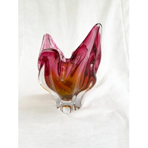 Absolutely stunning large sommerso art glass centrepiece/bowl by Josef Hospodka - Chribska. circa 1960
