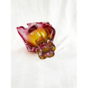 Absolutely stunning large sommerso art glass centrepiece/bowl by Josef Hospodka - Chribska. circa 1960