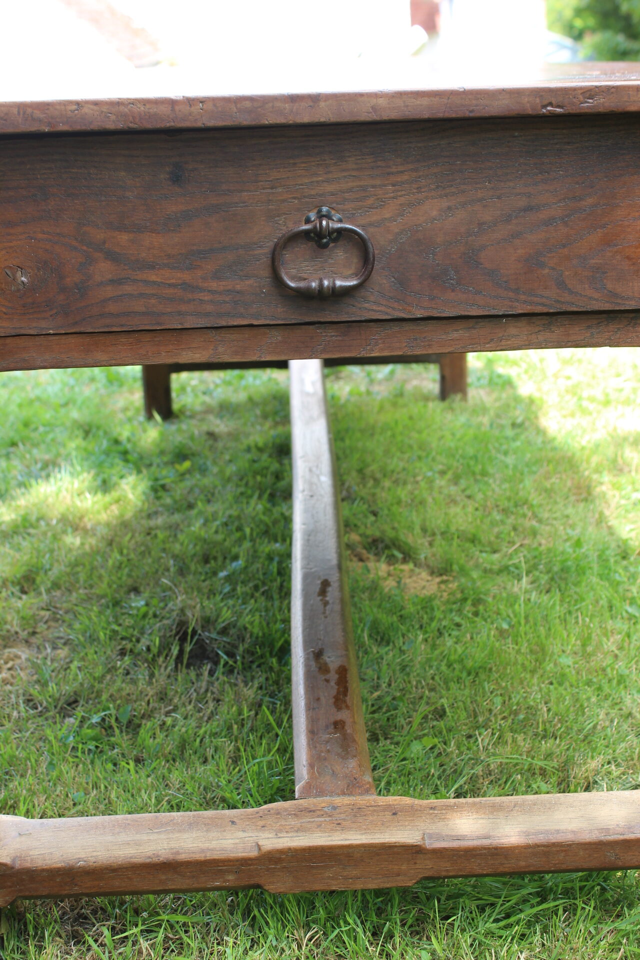 Antique French Cherrywood Farmhouse Provincial Table