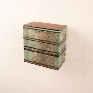 Glass wall light by Albano Poli for Poliarte – Squared Version