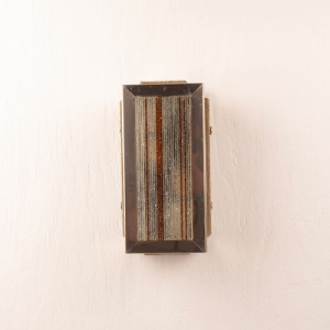Glass and aluminum wall light by Albano Poli for Poliarte - Cromo Version