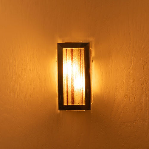 Glass and aluminum wall light by Albano Poli for Poliarte - Cromo Version