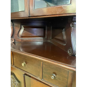 Tall Late 19th Century Corner Cupboard