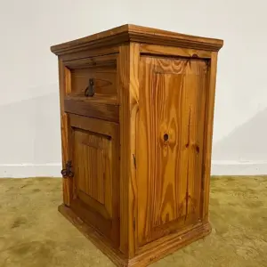 Mexican Pine Bedside Cabinet