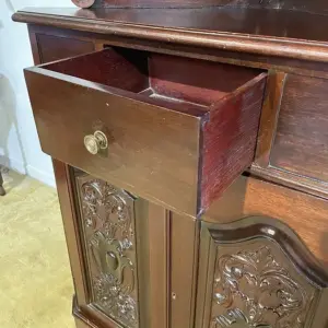 Tall Late 19th Century Corner Cupboard