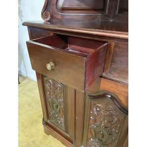 Tall Late 19th Century Corner Cupboard