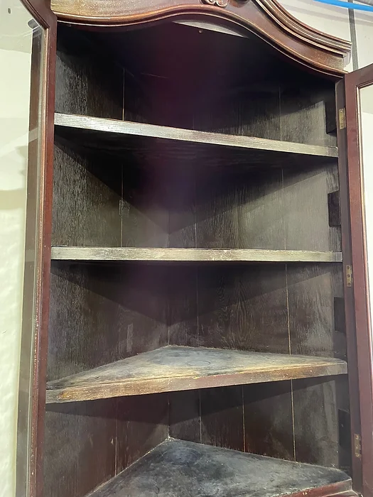 Tall Late 19th Century Corner Cupboard