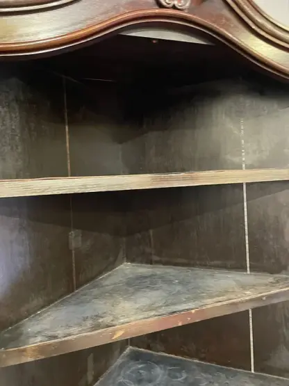 Tall Late 19th Century Corner Cupboard - Image 19