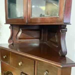 Tall Late 19th Century Corner Cupboard