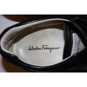 Ferragamo Suede and Leather Trainers