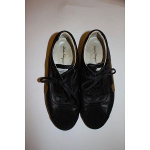 Ferragamo Suede and Leather Trainers
