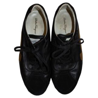 Ferragamo Suede and Leather Trainers