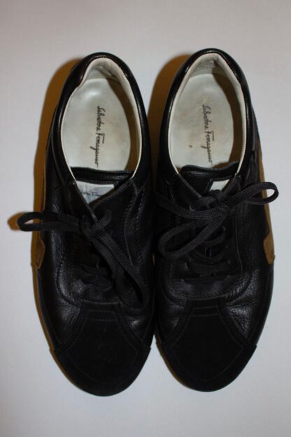 Ferragamo Suede and Leather Trainers
