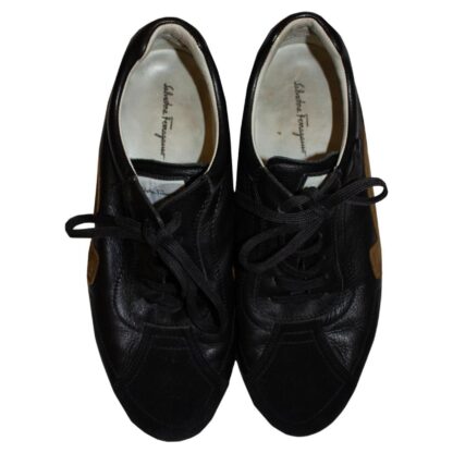 Ferragamo Suede and Leather Trainers