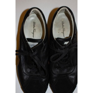 Ferragamo Suede and Leather Trainers