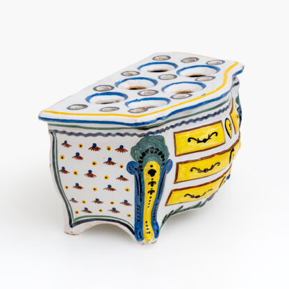 Second Half 18th Century France Shaped Planters "Commode" Nevers Manufacture - Image 13