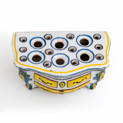Second Half 18th Century France Shaped Planters "Commode" Nevers Manufacture - Image 14