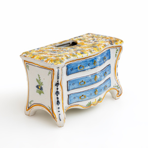 Second Half 18th Century France Shaped Planters "Commode" Nevers Manufacture