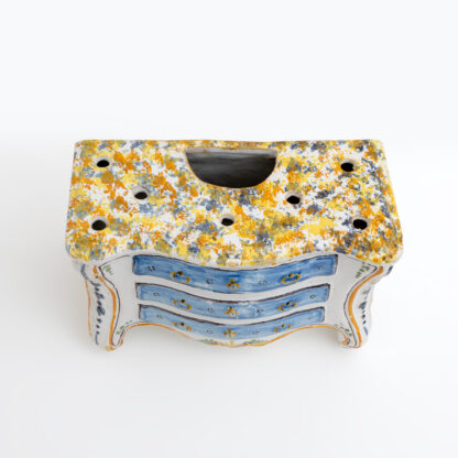Second Half 18th Century France Shaped Planters "Commode" Nevers Manufacture - Image 8