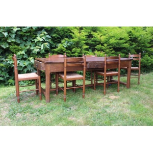 Antique French Cherrywood Farmhouse Provincial Table