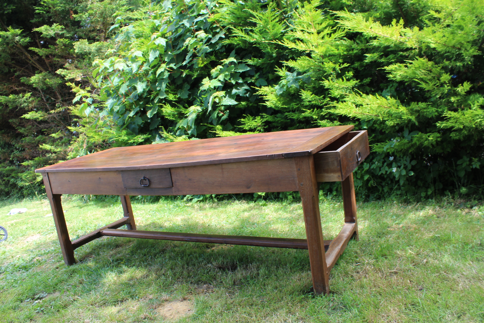 Antique French Cherrywood Farmhouse Provincial Table