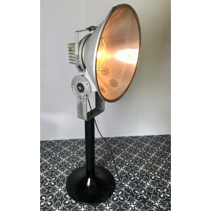Large Vintage Industrial Floodlight, Floor Standing Designer Lamp