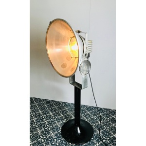 Large Vintage Industrial Floodlight, Floor Standing Designer Lamp