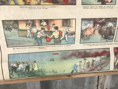 Original Vintage Military First Aid Poster - Image 4