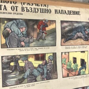 Original Vintage Military First Aid Poster
