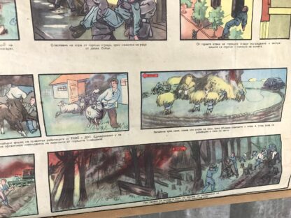 Original Vintage Military First Aid Poster - Image 5