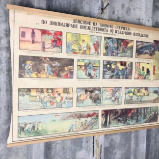 Vintage Original Fire And Rescue, Military Poster