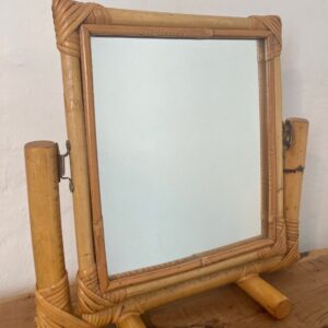 Vintage Art Nouveau Beautiful Woman Mirror Clock