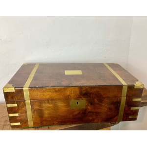Beautiful Antique Victorian 19th Century Writing Slope With Key